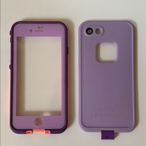 Purple/Pink Lifeoroof Fre Series iPhone Case